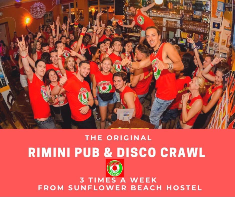Sunflower City Student Hostel & Bar Rimini Ngoại thất bức ảnh
